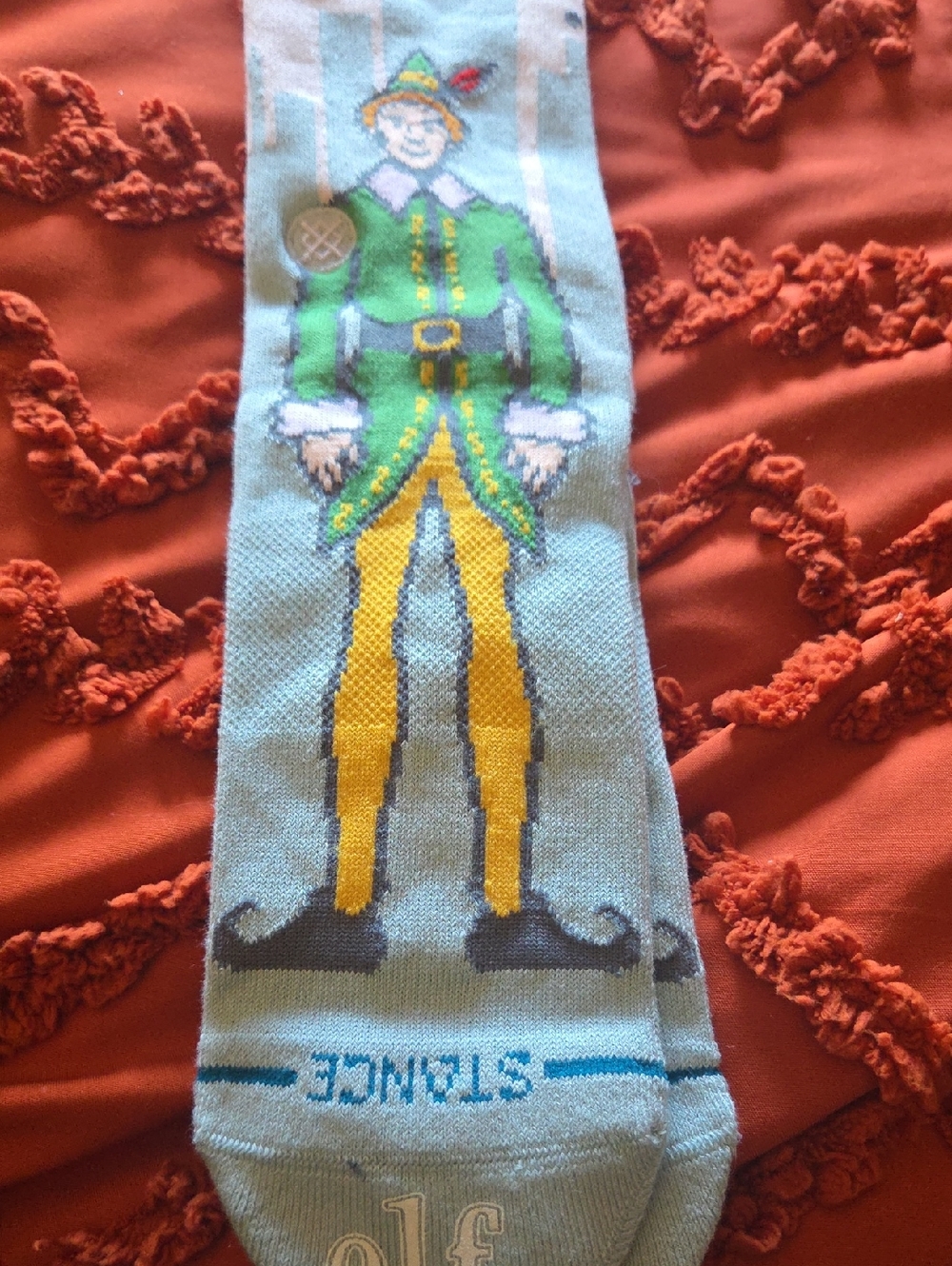 Stance Holiday Elf Crew Socks - Green & Yellow - Picture 3 of 5